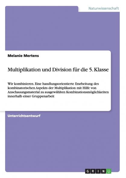 Multiplikation und Division für die 5. Klasse