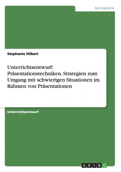 Unterrichtsentwurf