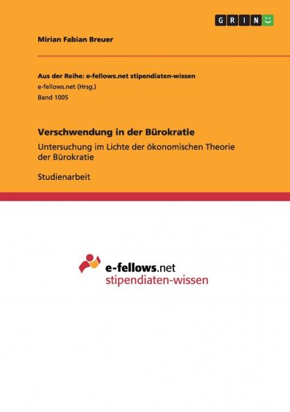 Verschwendung in der Bürokratie