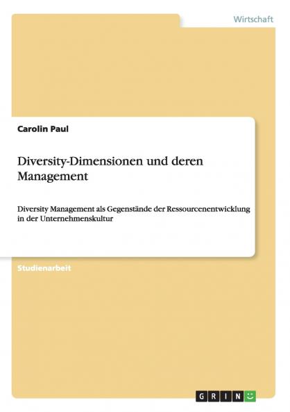 Diversity-Dimensionen und deren Management