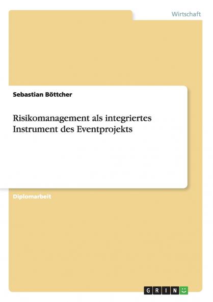 Risikomanagement als integriertes Instrument des Eventprojekts