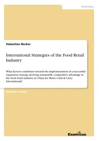 International Strategies of the Food Retail Industry