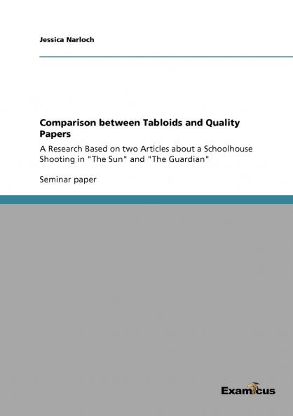 Comparison between Tabloids and Quality Papers