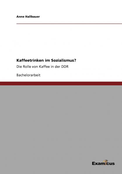 Kaffeetrinken im Sozialismus?