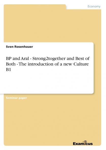 BP and Aral - Strong2together and Best of Both - The introduction of a new Culture B1
