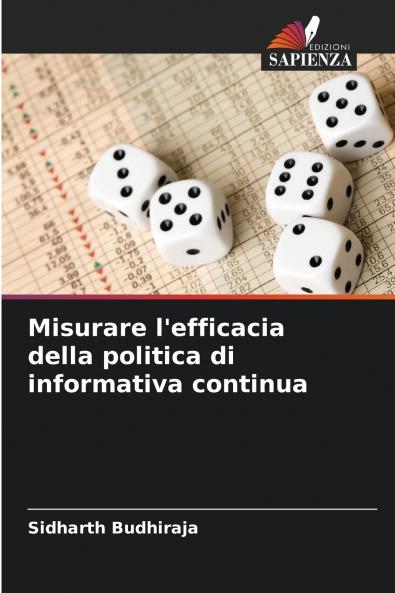 Misurare l'efficacia della politica di informativa continua