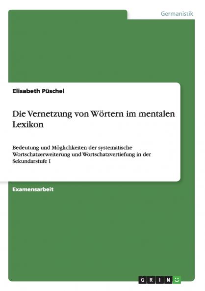 Die Vernetzung von Wörtern im mentalen Lexikon