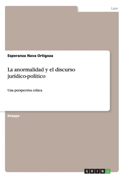La anormalidad y el discurso jur��dico-pol��tico