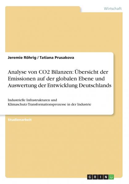 Analyse von CO2 Bilanzen