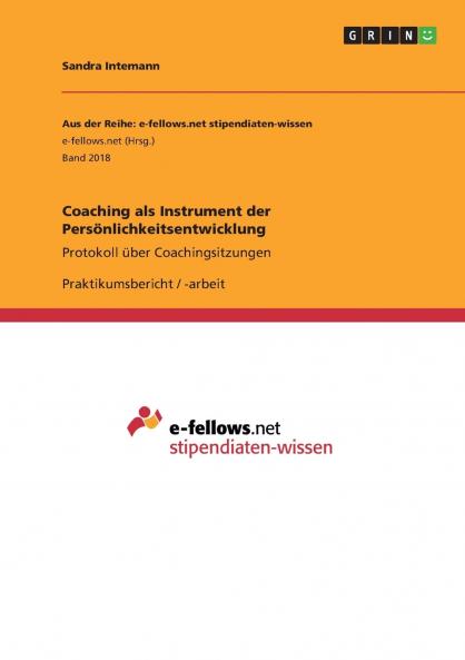 Coaching als Instrument der Pers��nlichkeitsentwicklung