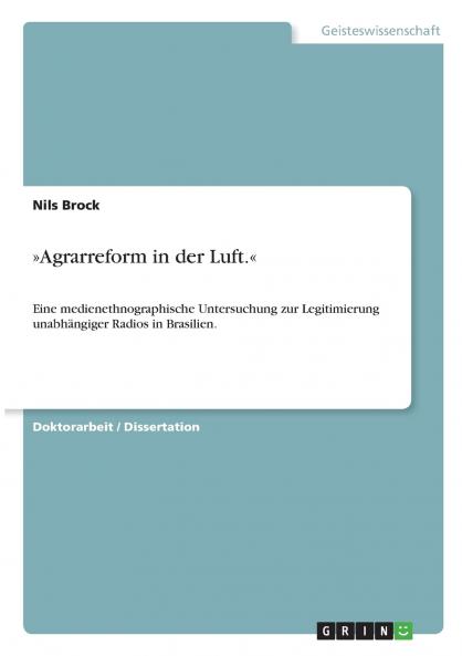 Agrarreform in der Luft.