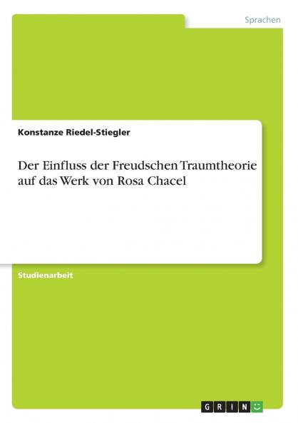 Der Einfluss der Freudschen Traumtheorie auf das Werk von Rosa Chacel