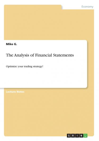 The Analysis of Financial Statements