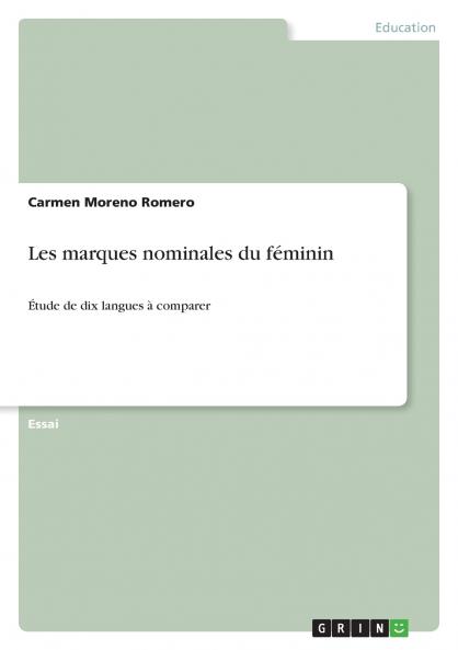 Les marques nominales du féminin