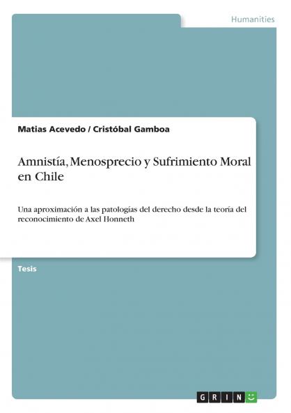 Amnistía Menosprecio y Sufrimiento Moral en Chile