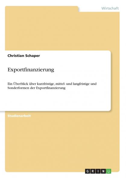 Exportfinanzierung