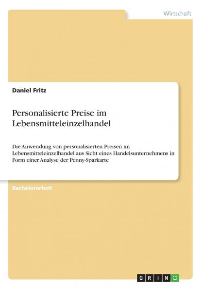 Personalisierte Preise im Lebensmitteleinzelhandel