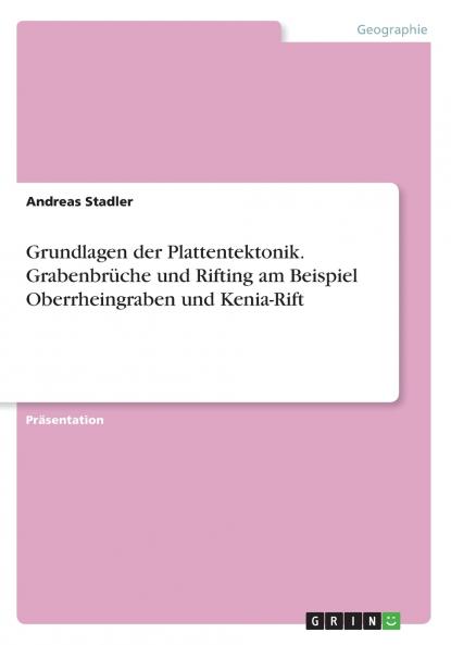 Grundlagen der Plattentektonik. Grabenbrüche und Rifting am Beispiel Oberrheingraben und Kenia-Rift