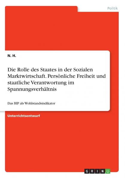Die Rolle des Staates in der Sozialen Marktwirtschaft. Persönliche Freiheit und staatliche Verantwortung im Spannungsverhältnis