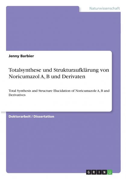 Totalsynthese und Strukturaufklärung von Noricumazol A B und Derivaten