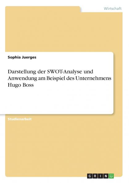 Darstellung der SWOT-Analyse und Anwendung am Beispiel des Unternehmens Hugo Boss