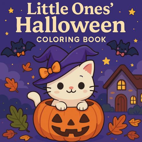 Little Ones' Halloween - Coloring Book