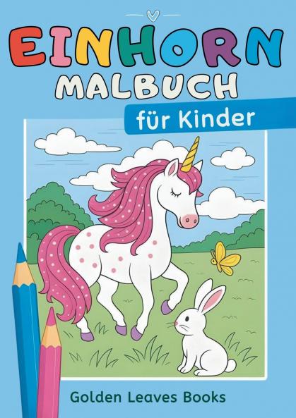 Einhorn Malbuch für Kinder