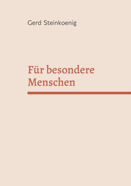 Für besondere Menschen