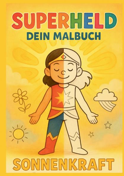 Superheld - Dein Malbuch