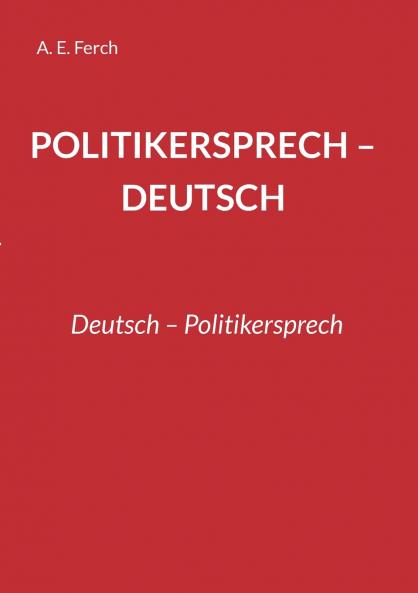 Politikersprech - Deutsch