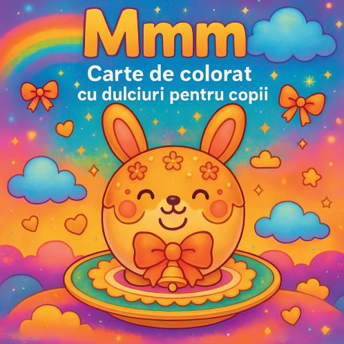 Mmm - Carte de colorat cu dulciuri pentru copii