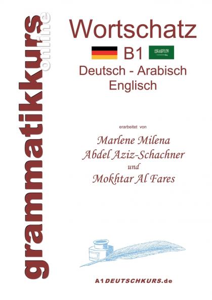 Wörterbuch B1 Deutsch-Arabisch-Englisch