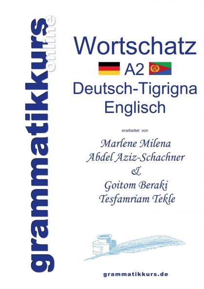 Wörterbuch A2 Deutsch-Tigrigna-Englisch