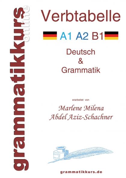 Verbtabelle Deutsch A1 A2 B1