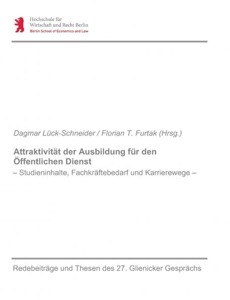 Attraktivität der Ausbildung für den Öffentlichen Dienst