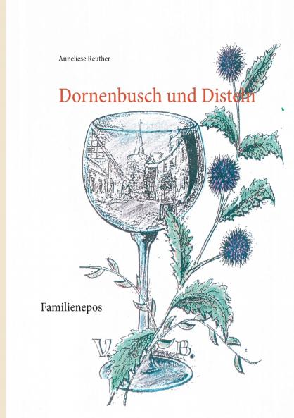 Dornenbusch und Disteln