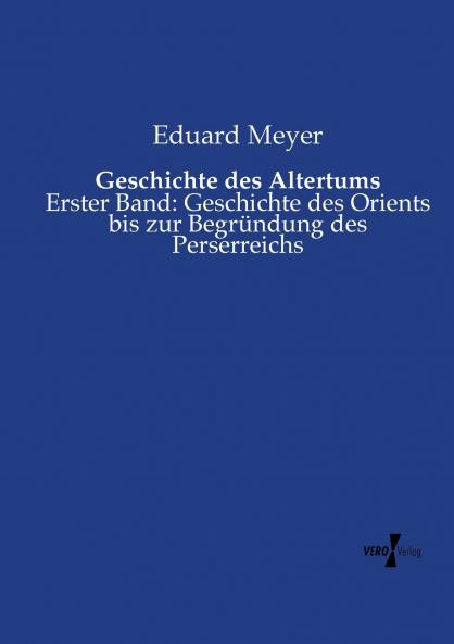 Geschichte des Altertums