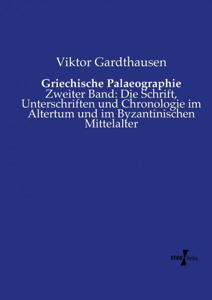 Griechische Palaeographie