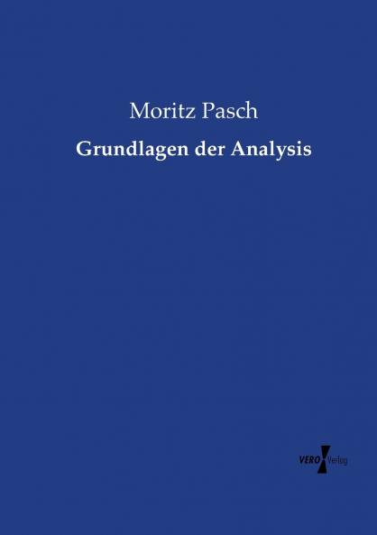 Grundlagen der Analysis