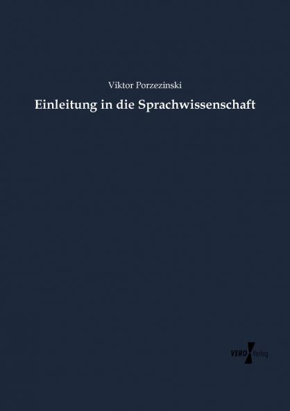 Einleitung in die Sprachwissenschaft