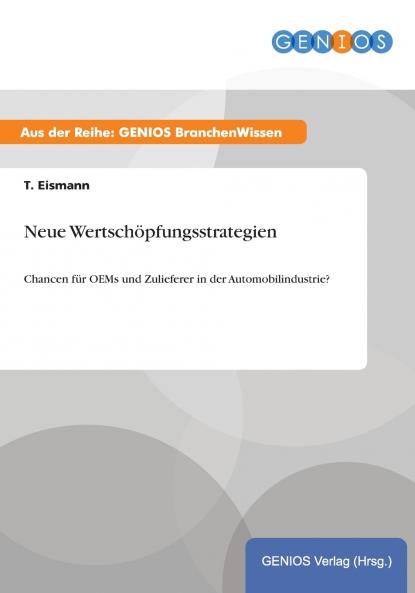Neue Wertschöpfungsstrategien
