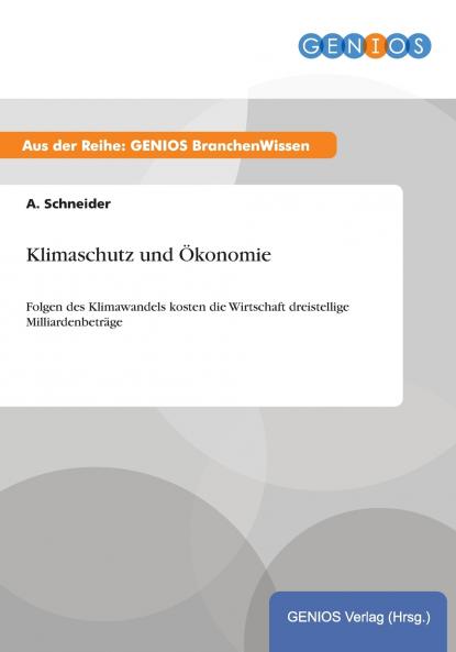 Klimaschutz und Ökonomie