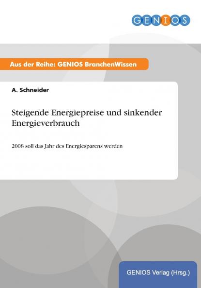 Steigende Energiepreise und sinkender Energieverbrauch