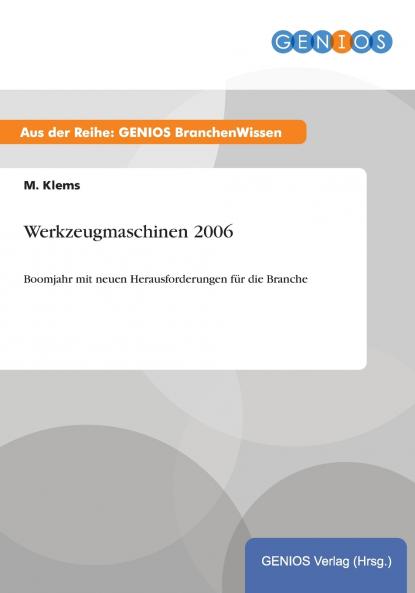 Werkzeugmaschinen 2006