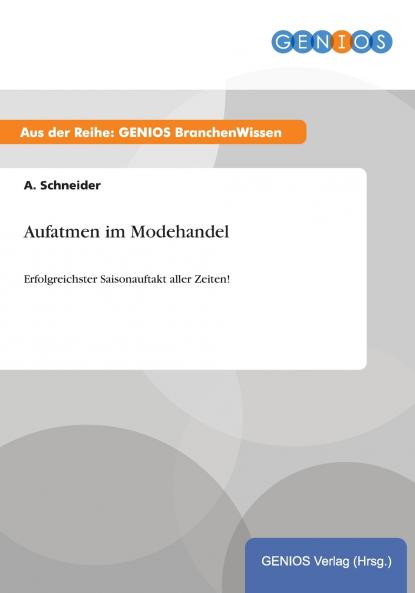 Aufatmen im Modehandel
