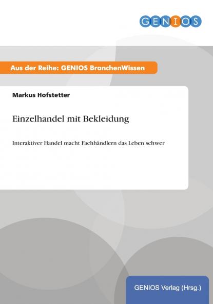 Einzelhandel mit Bekleidung