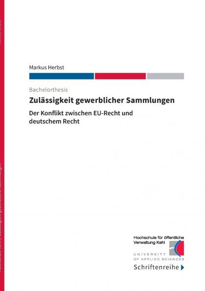 Zulässigkeit gewerblicher Sammlungen