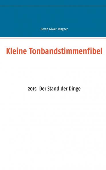 Kleine Tonbandstimmenfibel
