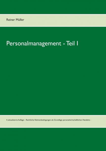 Personalmanagement  - Teil I