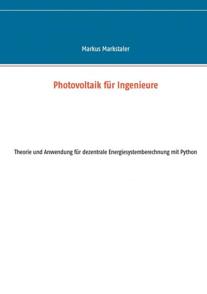 Photovoltaik für Ingenieure